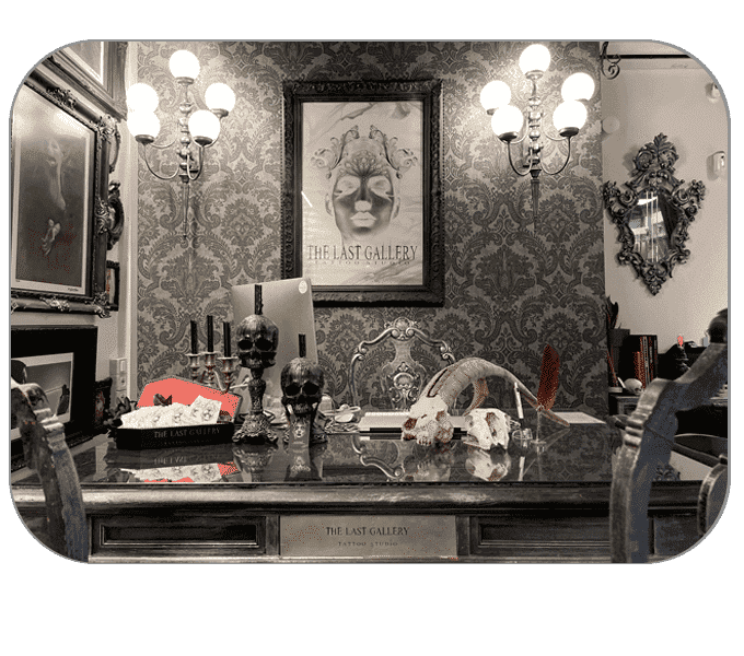 Recepción del estudio de tattoo The last gallery tattoo studio en Mollet del Vallès, Barcelona